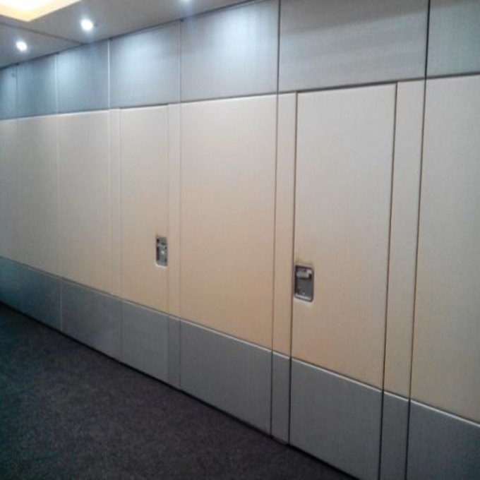 Interior Wood Soundproof Partition Operable Demountable Movable Partition Wall 1