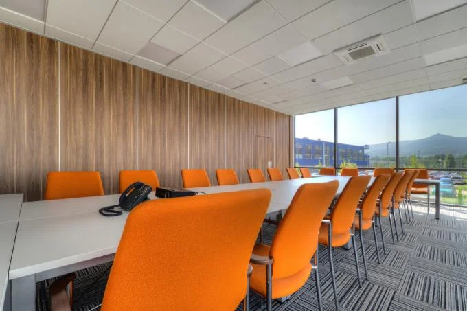 Interior Wooden Design Acoustic Partition Wall Sliding Doors For Auditorium / Banquet Hall 2