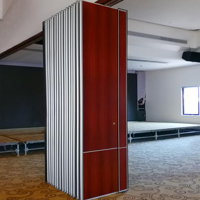 Interior Wooden Top Hanging Movable Room Dividers Sliding Door For Auditorium 2