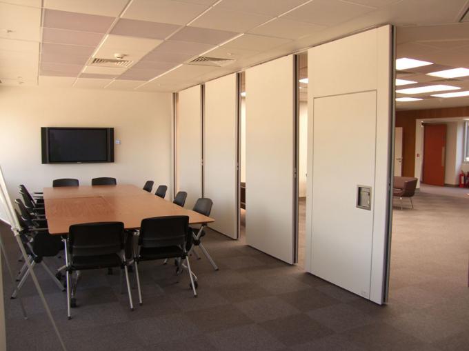 Internal Fireproof Room Dividers Sliding Door Folding Office Partition Walls 2