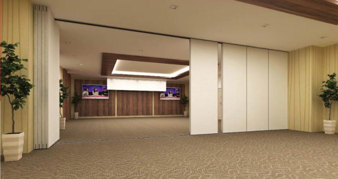 Internal Fireproof Room Dividers Sliding Door Folding Office Partition Walls 0