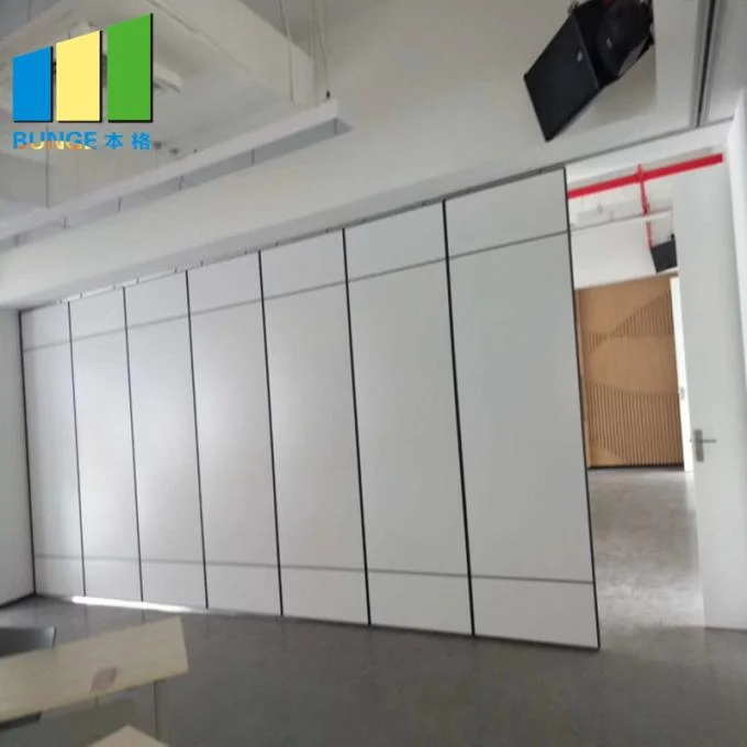 Laminate Finish Full High Acoustic Sliding Room Partitions / Foldable Partition Wall 1