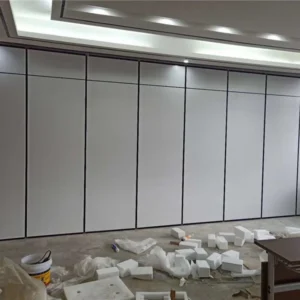 Laminate Finish Full High Acoustic Sliding Room Partitions / Foldable Partition Wall