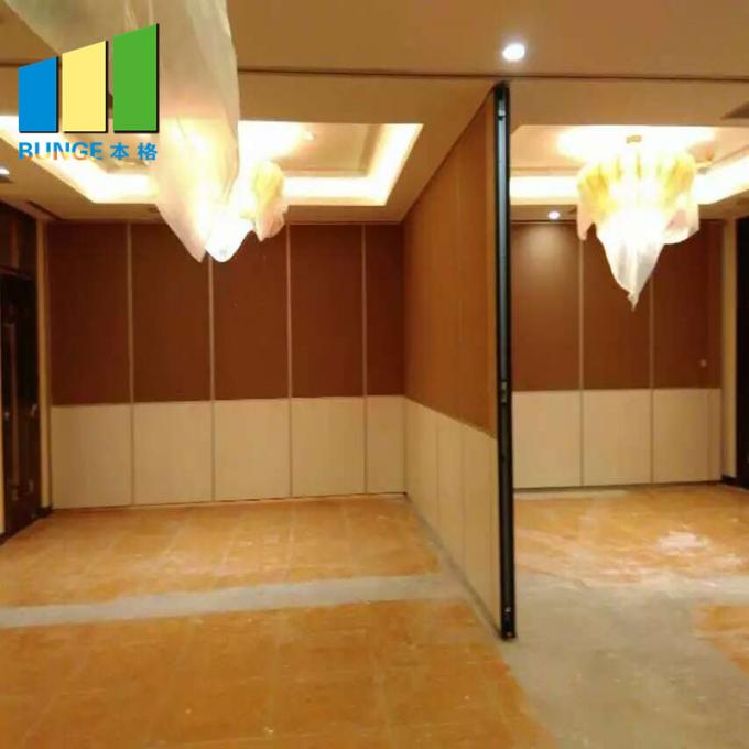Laminate Finish Removable Soundproof Partition Wall For Hotel ASTM E90 3