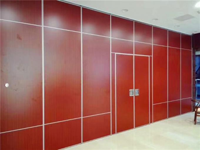 Laminate Operable Foldable Sound Proof Partitions Sliding Movable Walls For Conference Hall 2