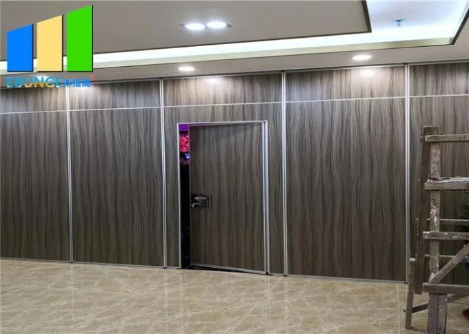 Laminate Soundproof Flexible Conference Room Sliding Folding Partition Walls 0