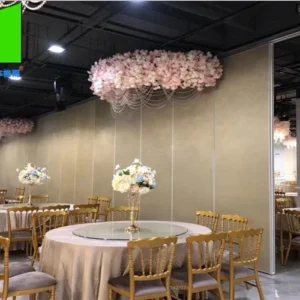 Laminate Soundproof Flexible Conference Room Sliding Folding Partition Walls