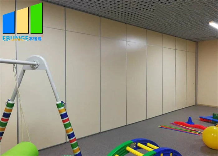 Laminate Veneer Folding Movable Sound Proof High Partition Walls For Office Classroom