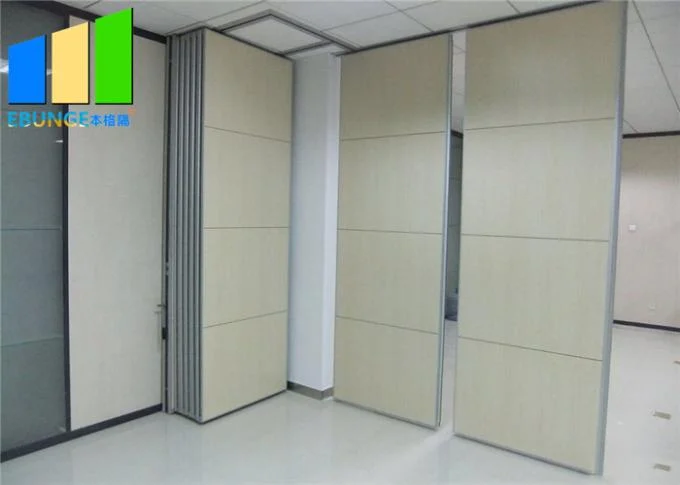 Laminate Veneer Sound Proof High Folding Partition Walls For Office Classroom 0
