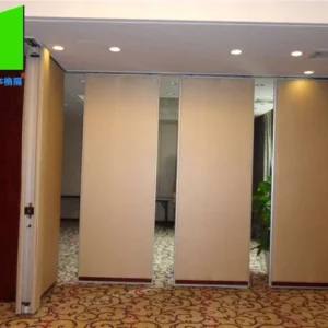 Laminate Veneer Sound Proof High Folding Partition Walls For Office Classroom