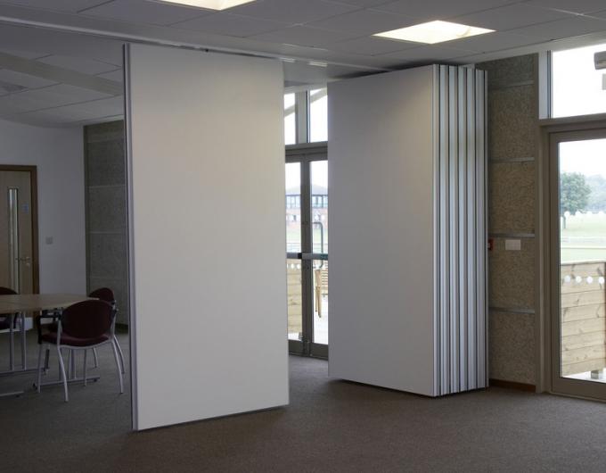 Leather Folding Acoustic Room Divider / Movable Partition Wall 0