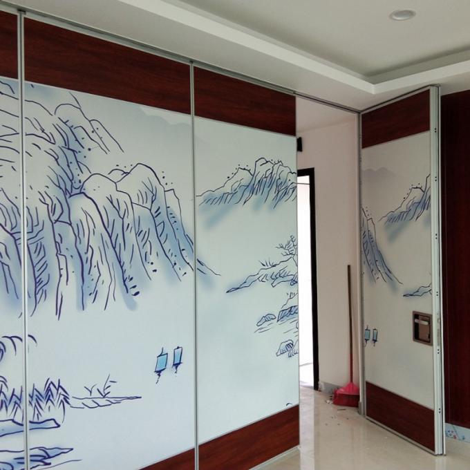 Low Cost Material Folding Cubicle Movable Doors Partition Wall For Banquet Hall 2