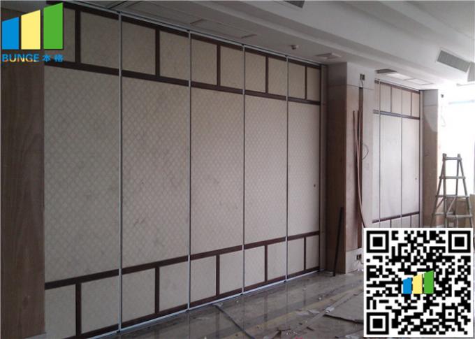 Luxury Large Restaurant Internal Folding Door Melamine Fabric Surface 1