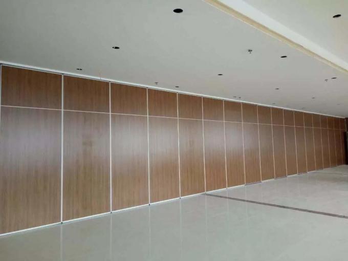 Malaysia Acoustic Folding Wooden Room Divider Sliding Movable Operable Partitions Walls For Banquet Hall 1