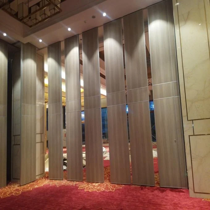 Manual Aluminum Sliding Soundproof Partition Walls / Movable Wall Panels 0