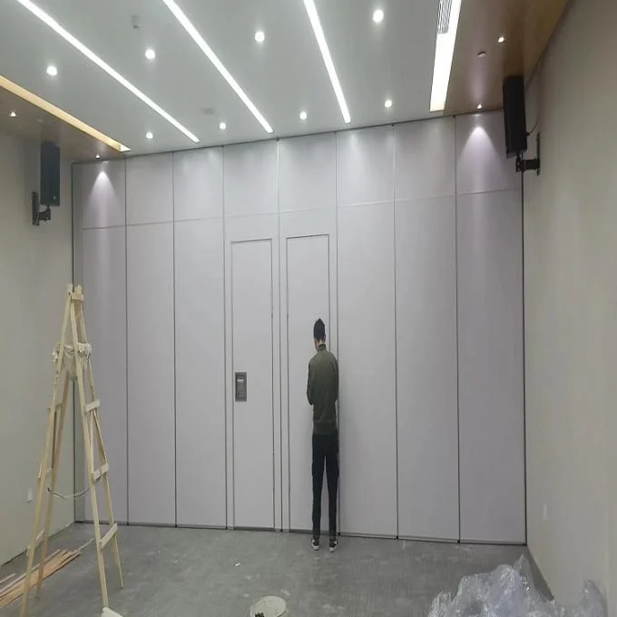 Manual Aluminum Sliding Soundproof Partition Walls / Movable Wall Panels 1