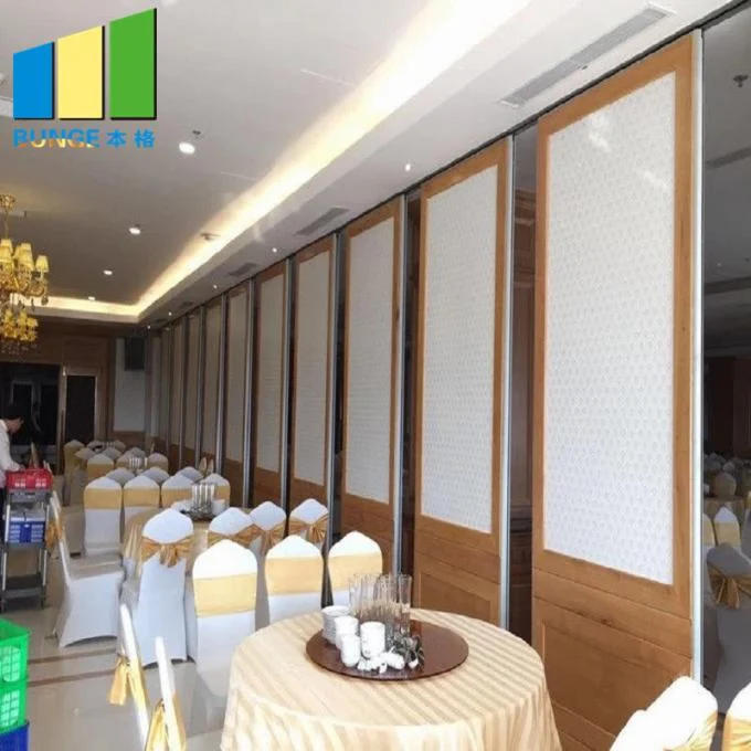Manual Control Sliding Door Folding Partition Walls Acoustic Folding Wall Partition For Banqueting Hall 1
