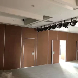 Manual Movable Wall System Sliding Folding Partition With Doors