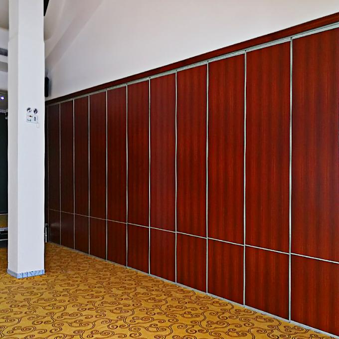 Manual Rotating Sliding Noise Barrier Movable Partition Walls For School Fire Resistant 0