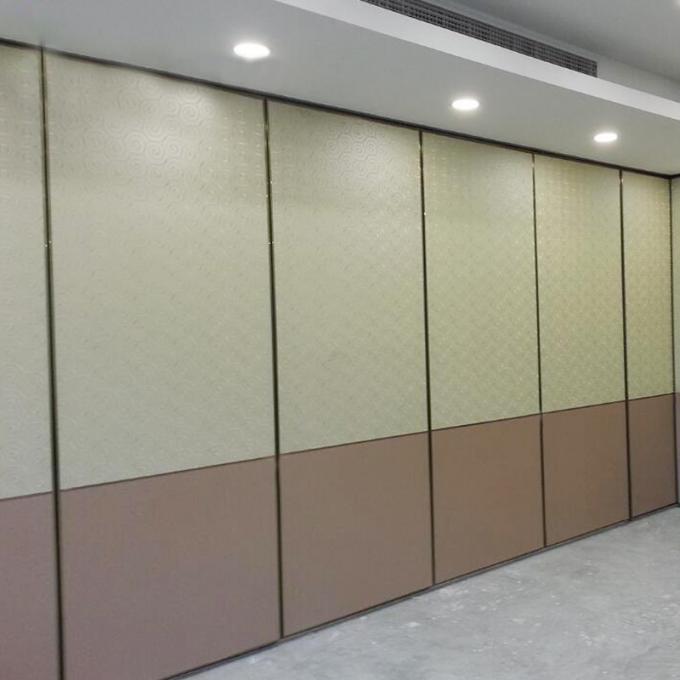 Manual Ultrahigh Soundproof Sliding And Folding Partition Wall For Gymnasium 1