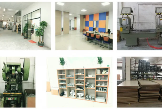 MDF Aluminum Frame Soundproof Folding Wood Partition Wall For Conference Center 2