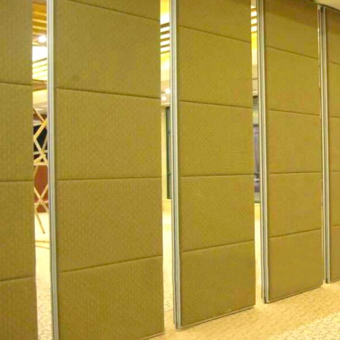 MDF Aluminum Mobile Wood Movable Operable Track Rollers Sliding Partition Walls 2