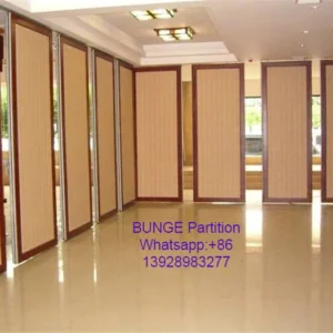 MDF + Aluminum Office Partition Walls / Conference Room Sliding Folding Partitions