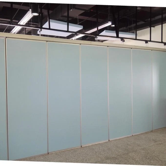 MDF Board Laminated Fireproof Sliding Rotating Movable Partition Wall For Hotel 2