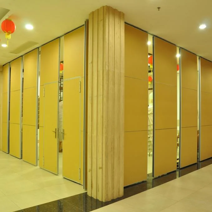 MDF Finish Acoustic Movable Partition Wall / Interior Room Dividers For Restaurant 1