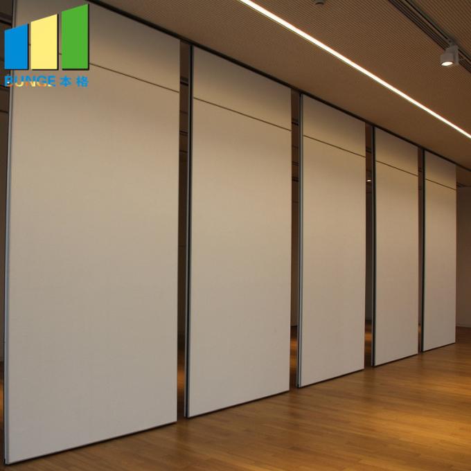 MDF Finish Sliding Wall Partitions For Auditorium Meeting Room Customized Size 2