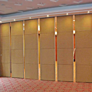 MDF Material Building Soundproof Folding Partition Walls For Exhibition