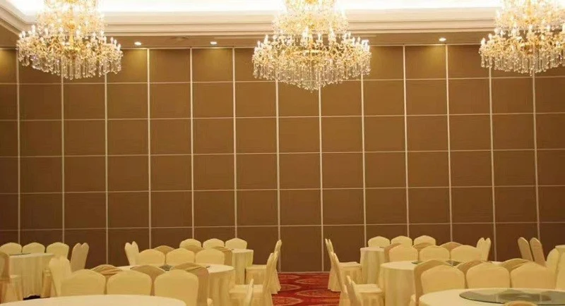 Mdf Material Office Furniture Movable Wall Track Flexible Room Partitions For Banquet Hall