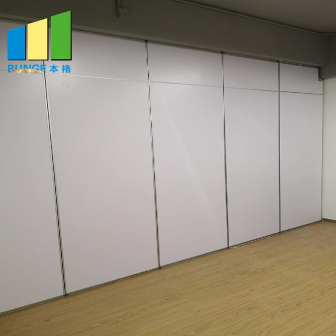 MDF Melamine Hotel Operable Movable Sound Proof Partitions Wall For Banquet Hall 0