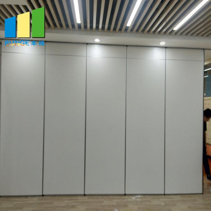 MDF Melamine Hotel Operable Movable Sound Proof Partitions Wall For Banquet Hall 1