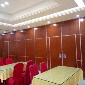 MDF + Melamine Movable Restaurant Partition Wall / Folding Room Partitions