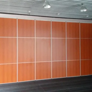 MDF Movable Sliding Door Aluminum Track Plywood Panel surface