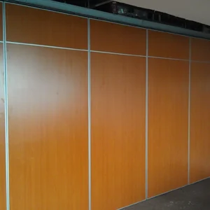 MDF Office Movable Wall Partitions Melamine Panel Type , Sliding Room Dividers