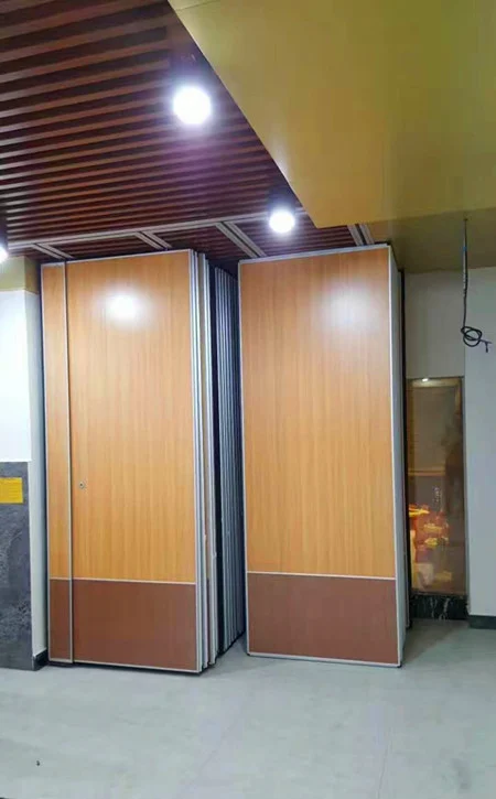 MDF Office Movable Wall Soundproof Folding Partitions Fire - Proof And Flame - Retardant 1