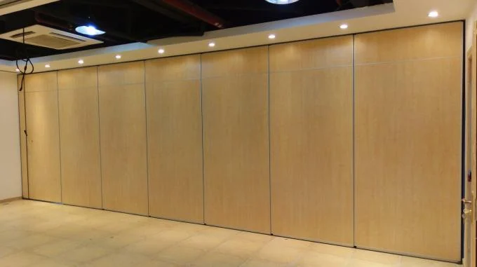 Movable Wooden Soundproof Sliding Folding Partition Walls For Banquet Hall 0