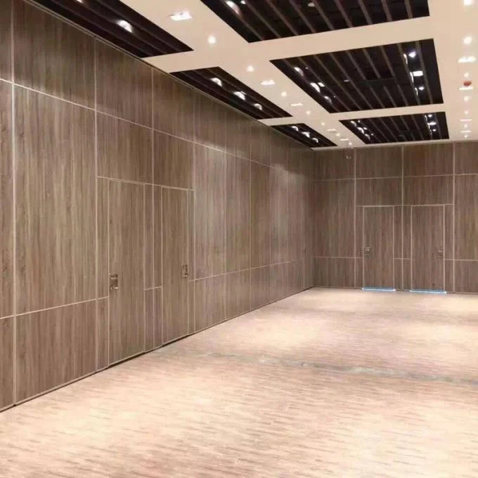 Meeting Room Folding Partition Walls With Pass Through Door Access 2