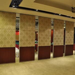 Meeting Room Movable Partition Walls , Aluminum Partition Wall With Sliding Door