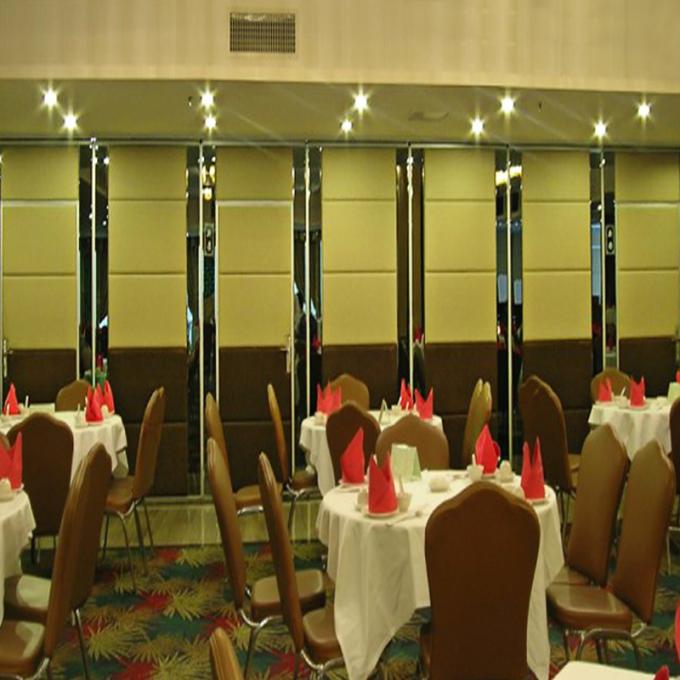 Meeting Room Movable Partition Walls / Sound Insulation Folding Panel Partitions 2