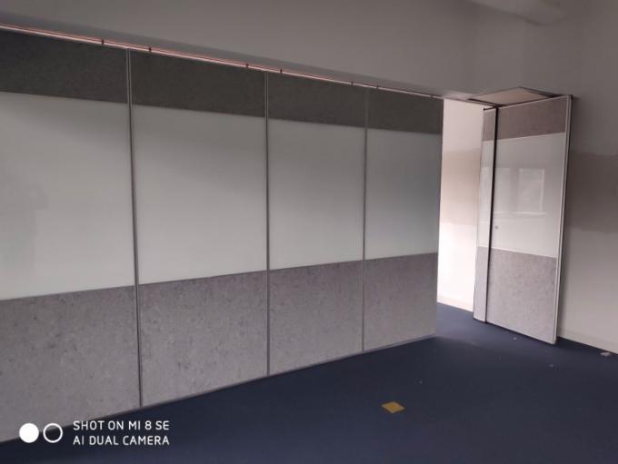 Meeting Room Sliding Soundproof Partition Wall Aluminum Alloy Profile 1
