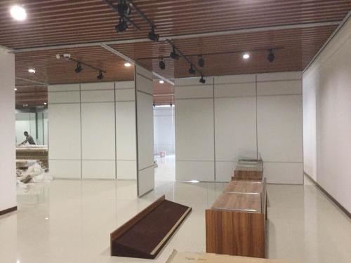 Meeting Room Sound Proof Partitions / 2000mm Height Hanging Sliding Partition Walls 1
