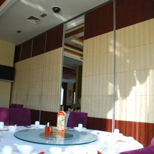 Meeting Room Wooden Partition Wall Aluminum Sound Proof Doors