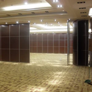 Melamine Board Decorative Acoustic Folding Doors / Noise Cancelling Room Dividers