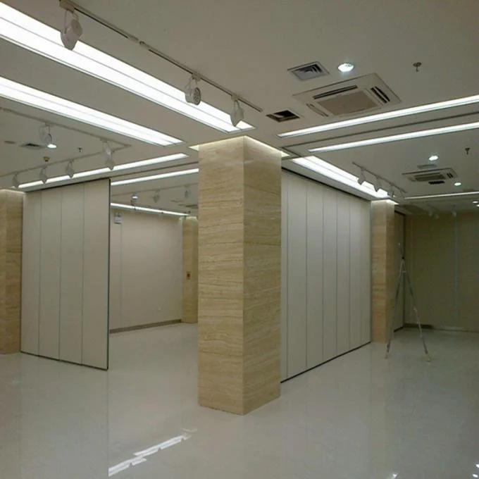 Melamine Board Folding Partition Walls For Five Star Hotel / Soundproof Sliding Room Dividers 0