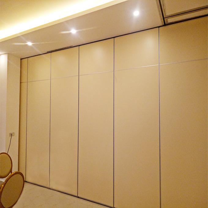 Melamine Board Movable Partition Walls , Conference Room Folding Sliding Partition Doors 1