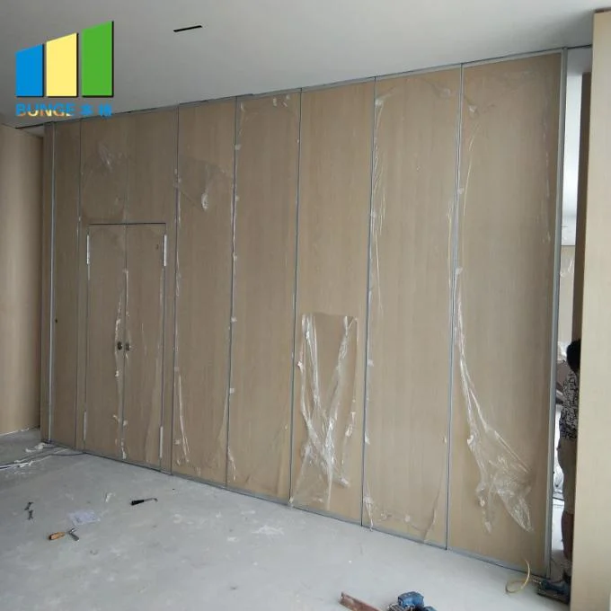 Melamine Board Soundproofing Movable Acoustic Folding Fabric Partition Walls 1