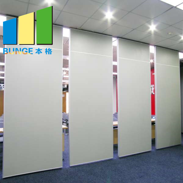 Melamine Commercial Movable Partition Walls Sliding Folding Divider For Office 1